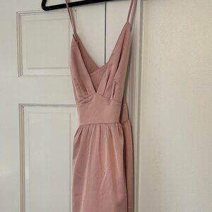 Nasty Gal Pink mini dress, never worn